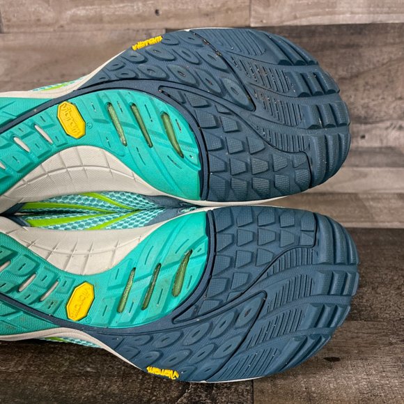 Merrell Pace Glove Womens 8 Caribbean Sea Barefoot Running Shoes J89536 - Picture 10 of 10